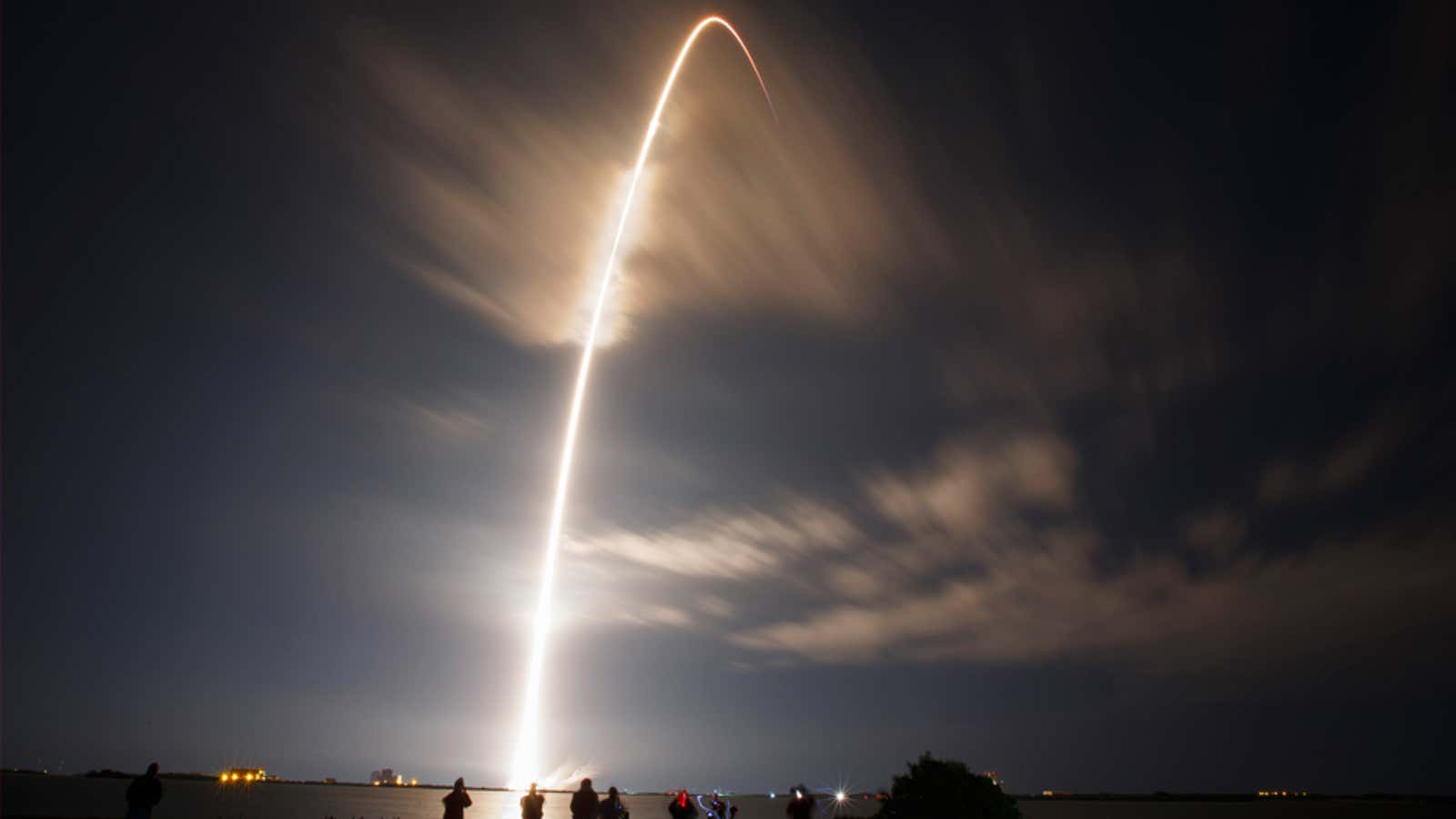 SpaceX’s Falcon 9 launch was unmanned, but not devoid of life.