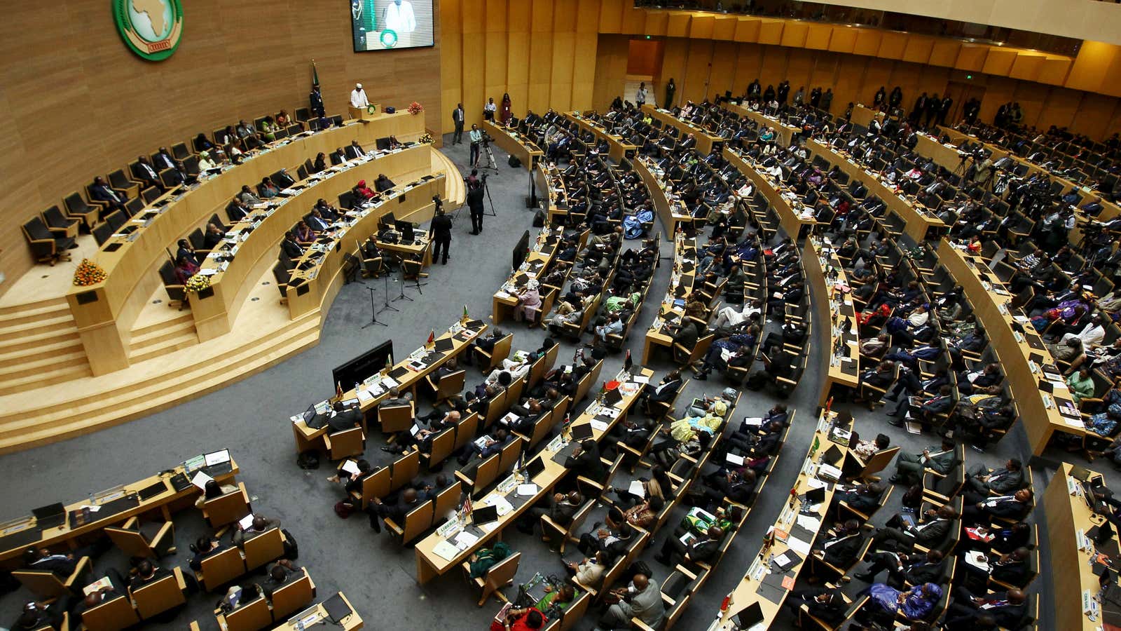 The African Union headquarters in Ethiopia’s capital Addis Ababa.