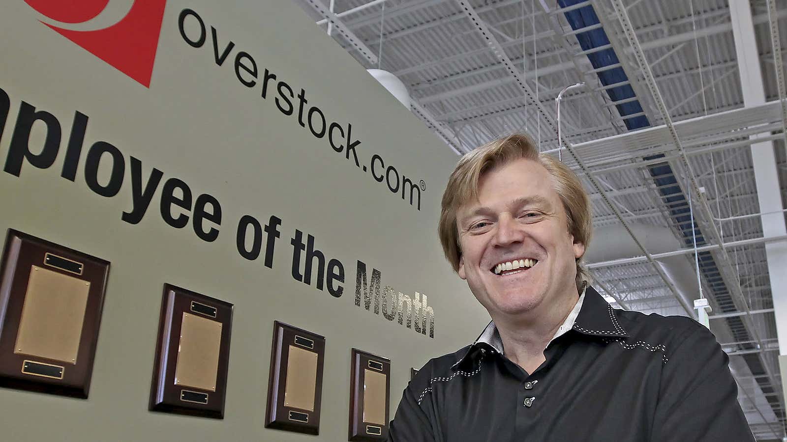 Patrick Byrne is ICO issuer of the month.