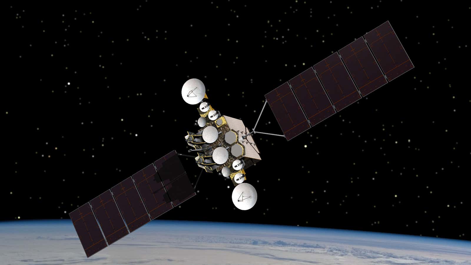 You could soon be sharing your Wi-Fi spectrum with a communications satellite like this one.