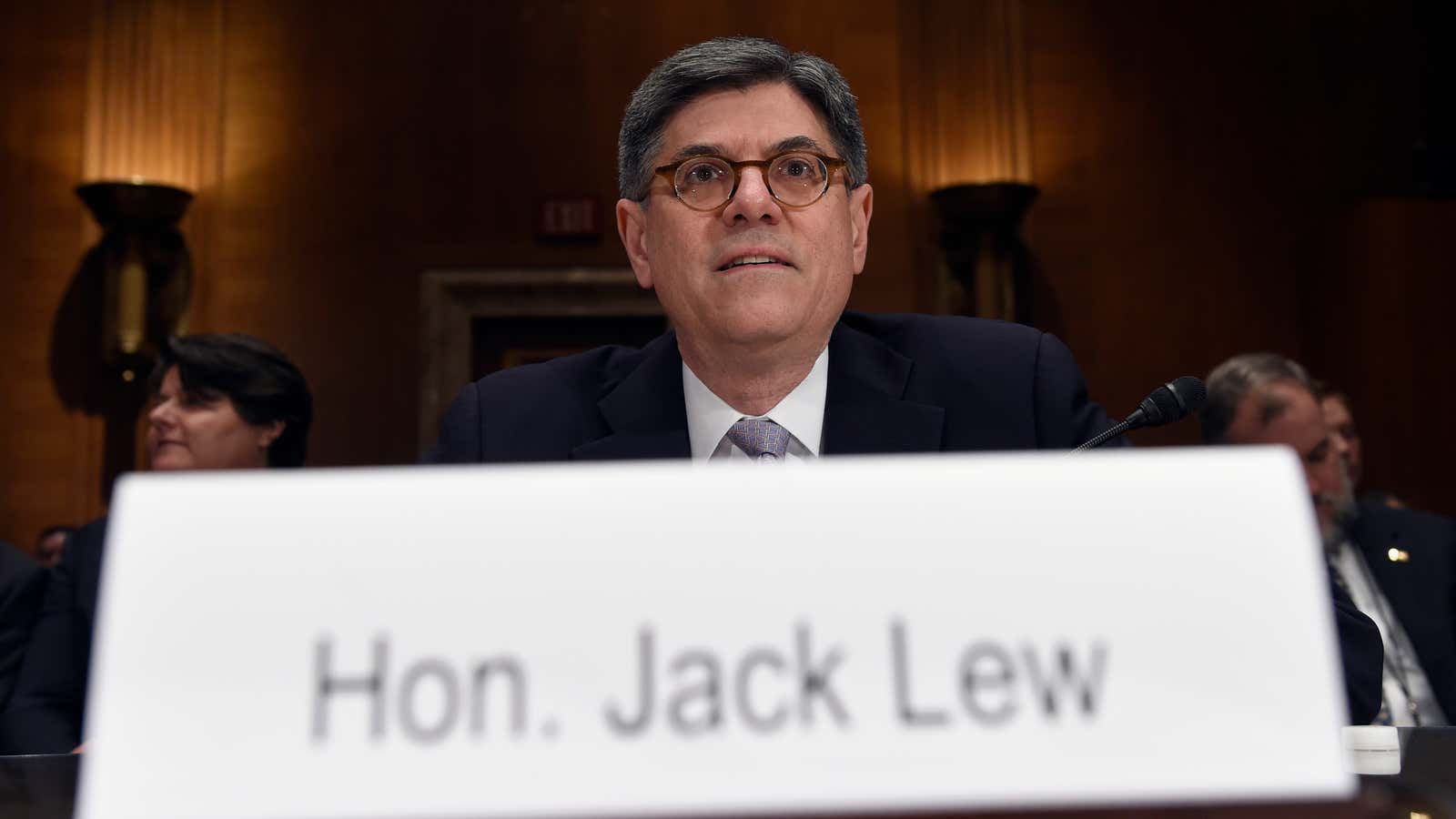 Cracking down: US Treasury secretary Jacob Lew.