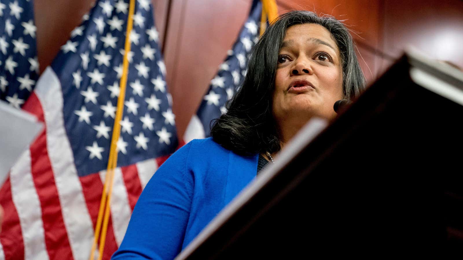 US Rep. Pramila Jayapal is a leading advocate in the movement to ban mandatory arbitration clauses.