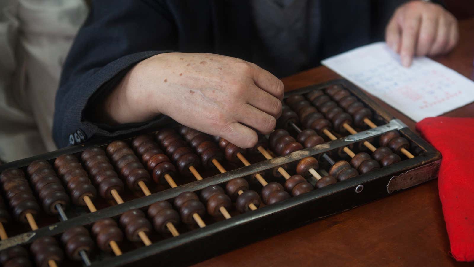 Accounting shenanigans so easy you can do them with an abacus.