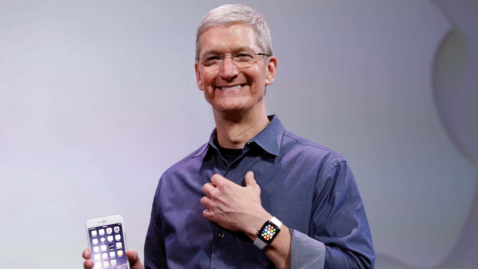 It was a good year for Tim Cook.