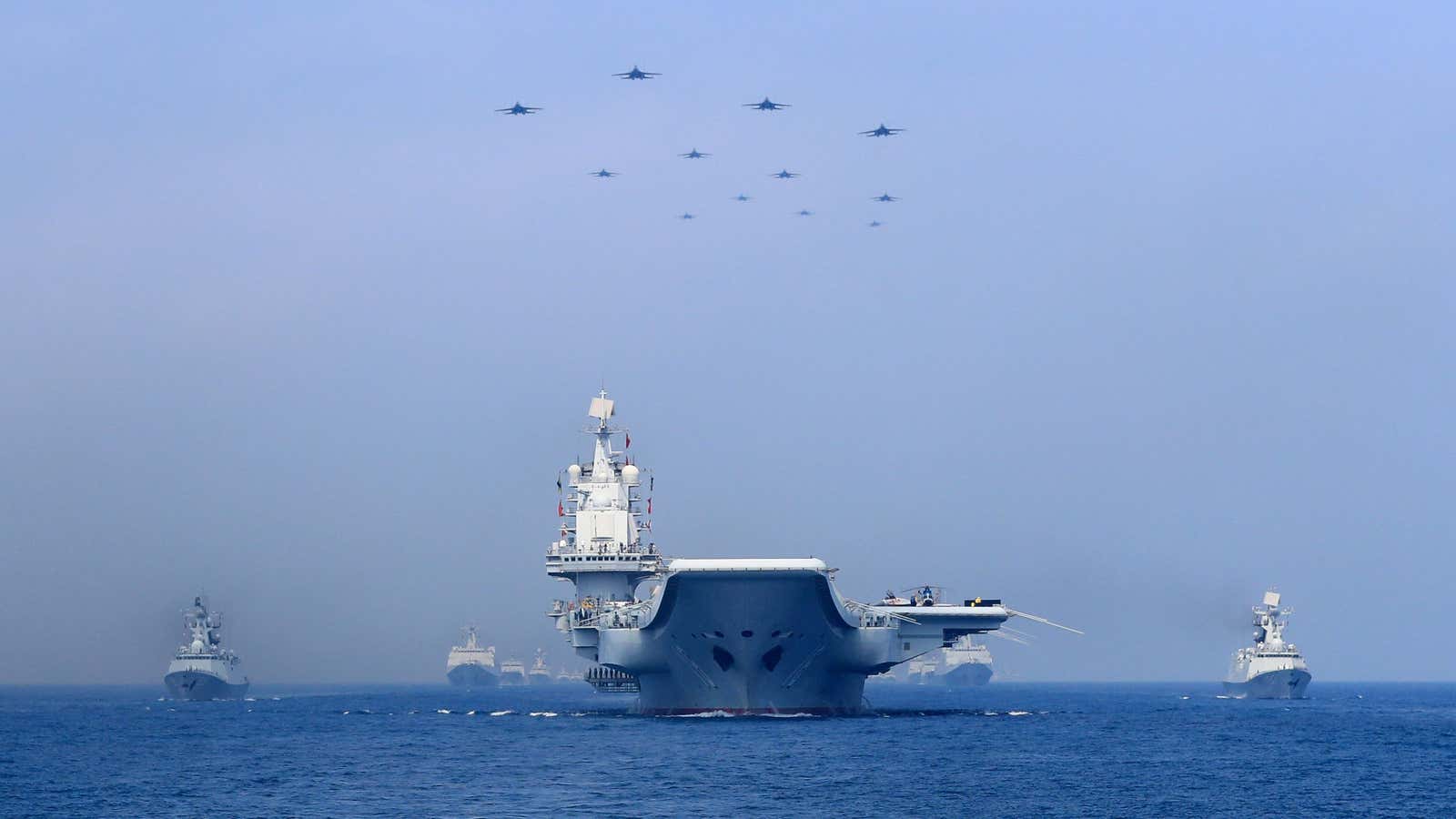 China’s military is focusing more on advanced technology.