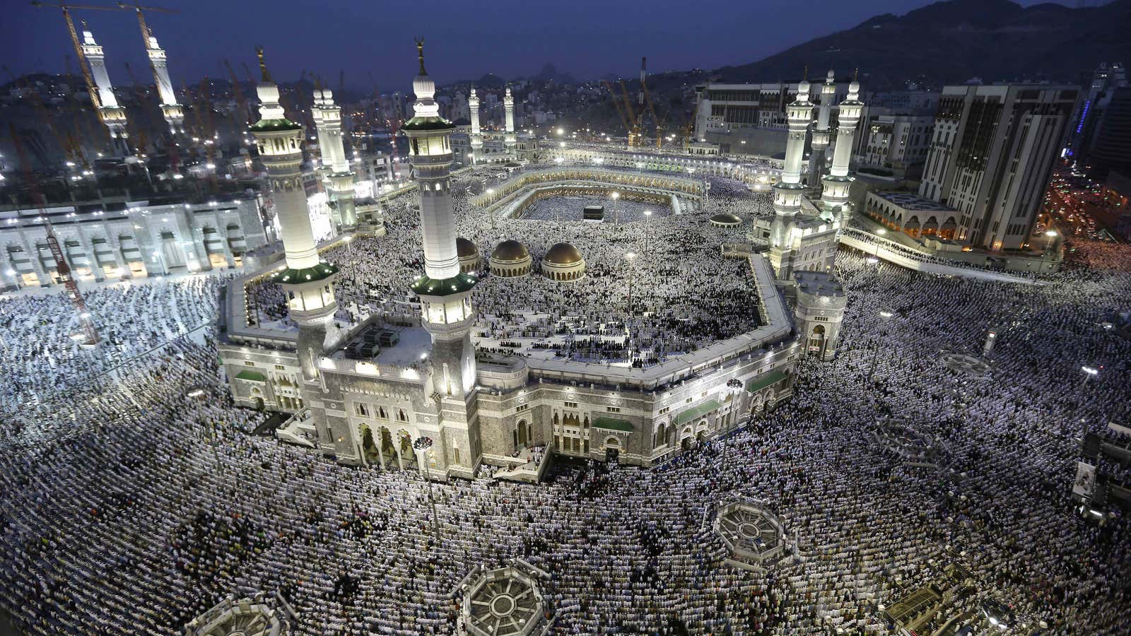 Bring your phone to Mecca.