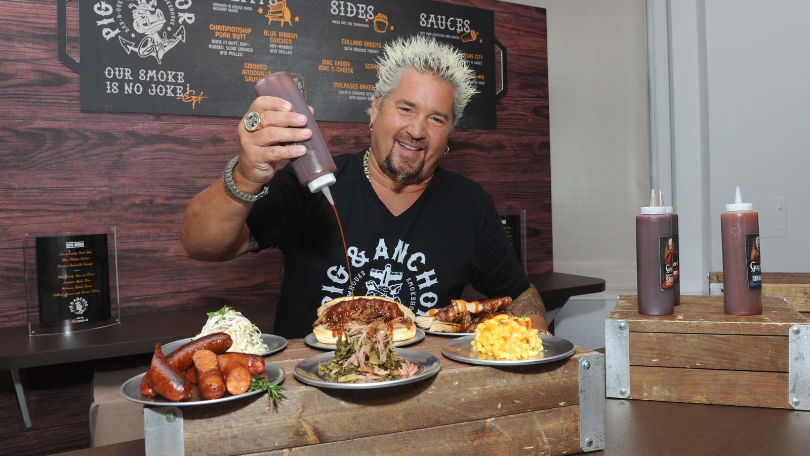 Guy Fieri’s Food Network home has a new hub, along with its sister brands.