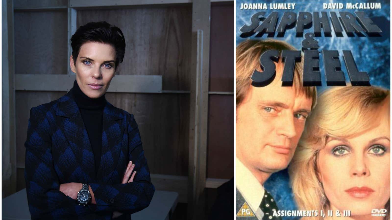Designer Karen Walker was guided this season by the 1979 TV series Sapphire and Steel.