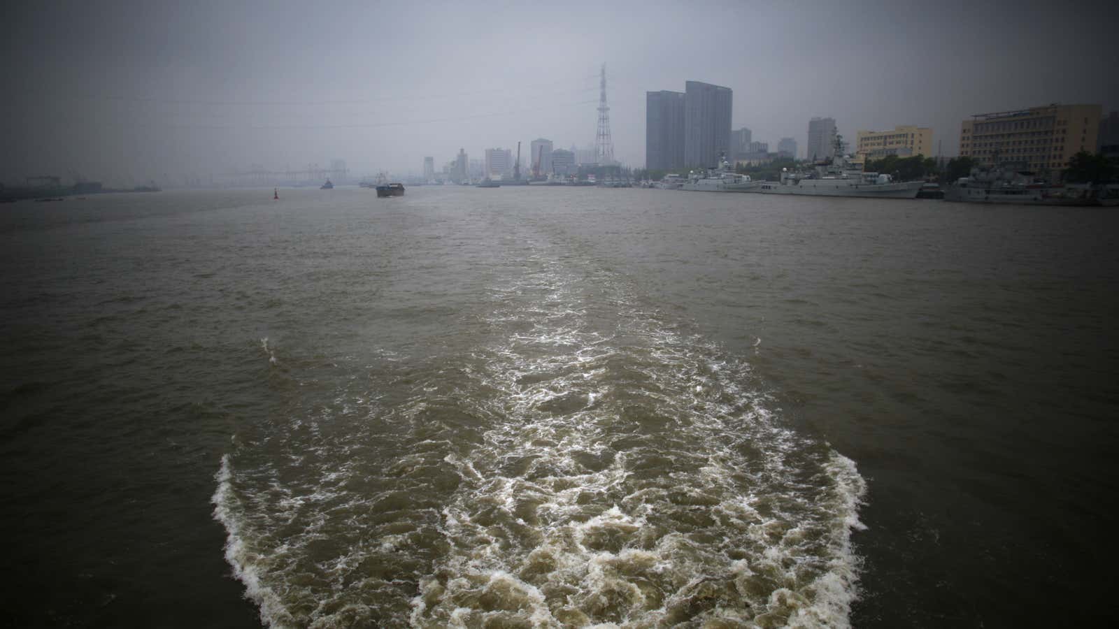 Shanghai’s Huangpu River.