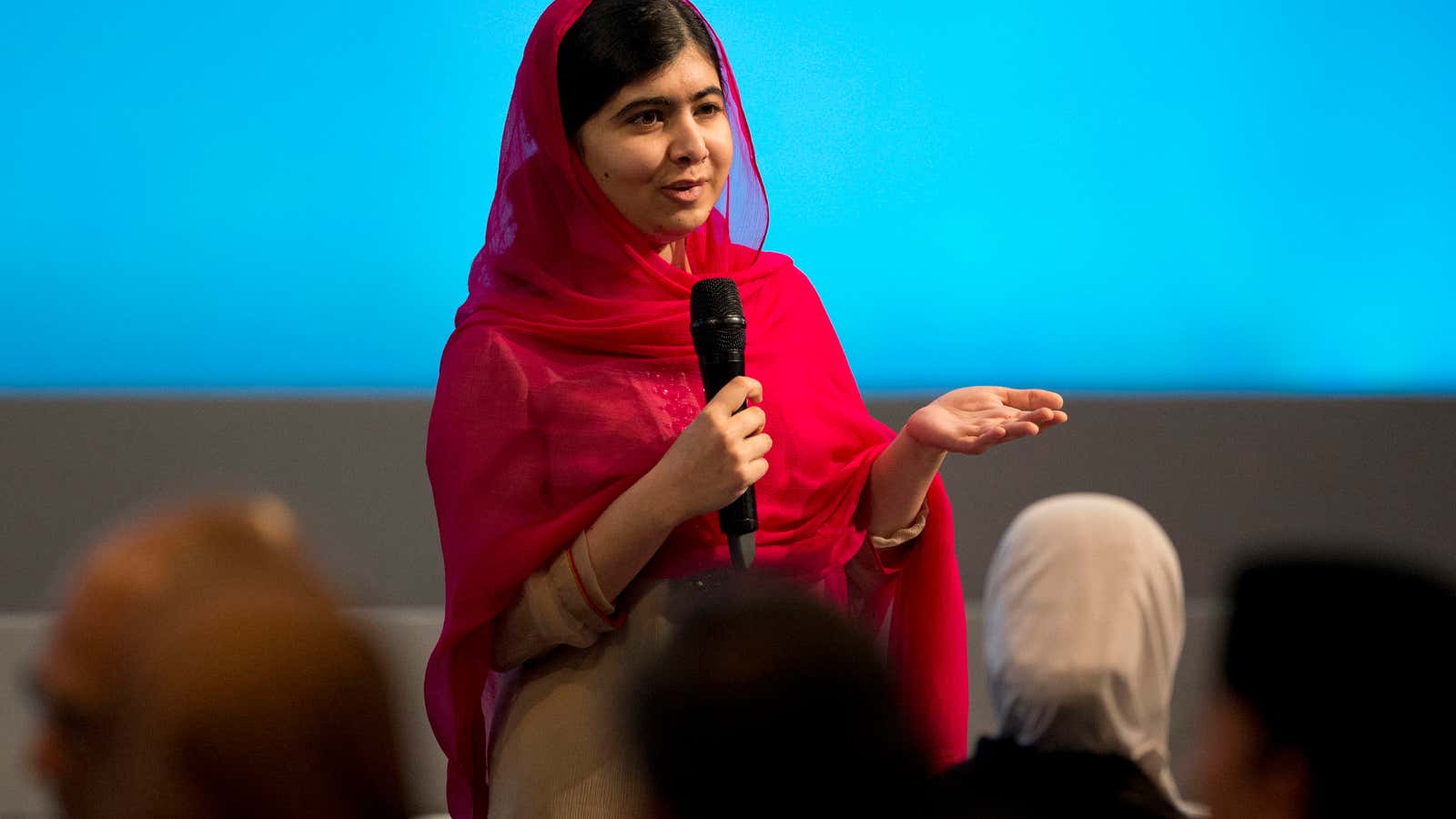 Nobel Peace Prize winner Malala Yousafzai makes the shortlist.