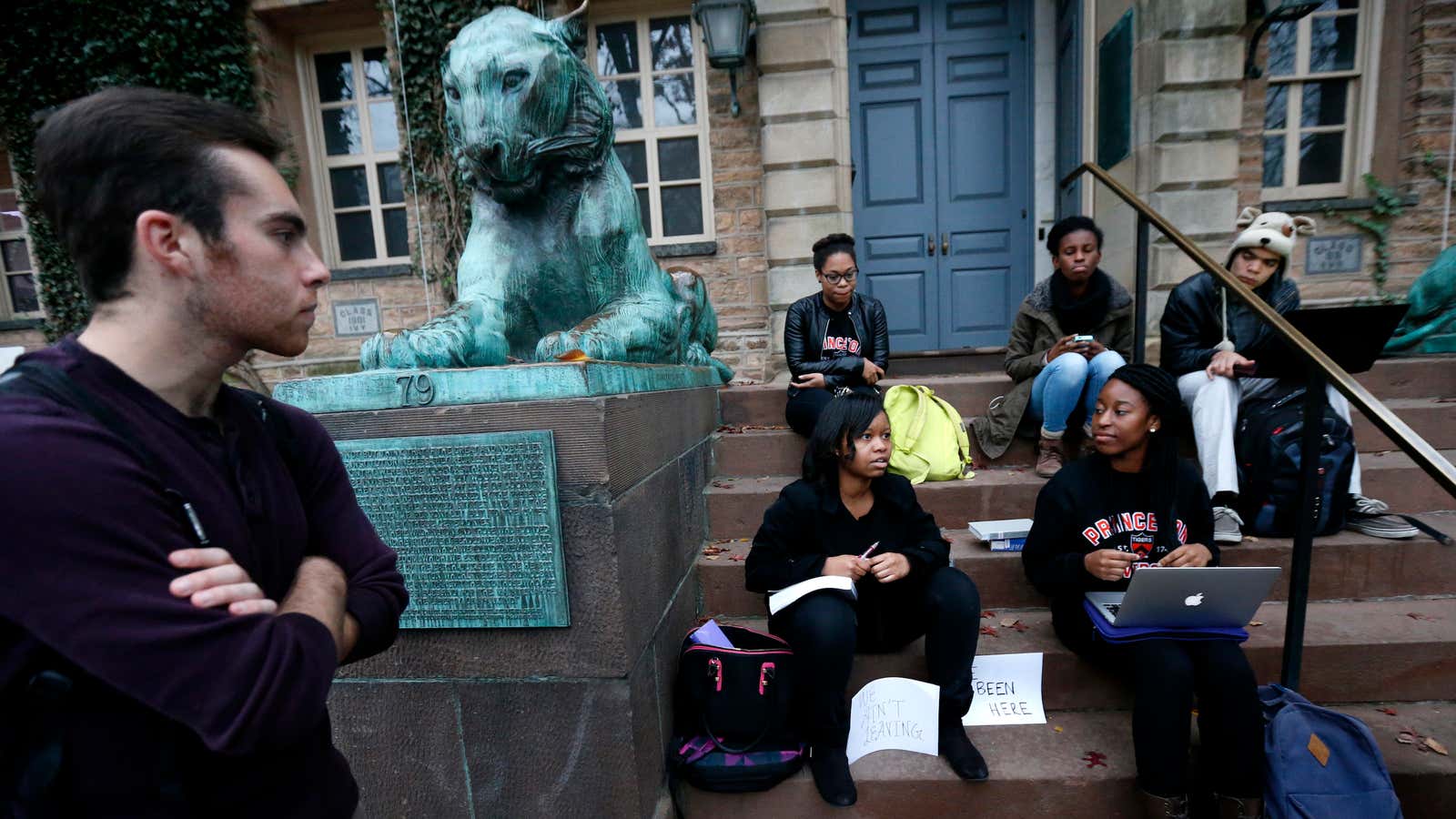 Princeton students want the school to reckon with Woodrow Wilson’s racist legacy.