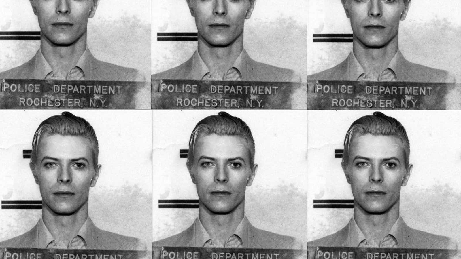 When We See Donald Trump's Mugshot, No Way It's as Cool as Bowie's