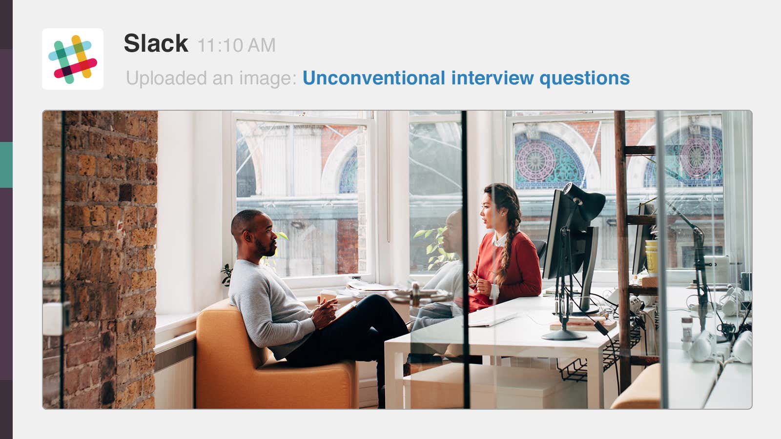 Three unconventional interview questions