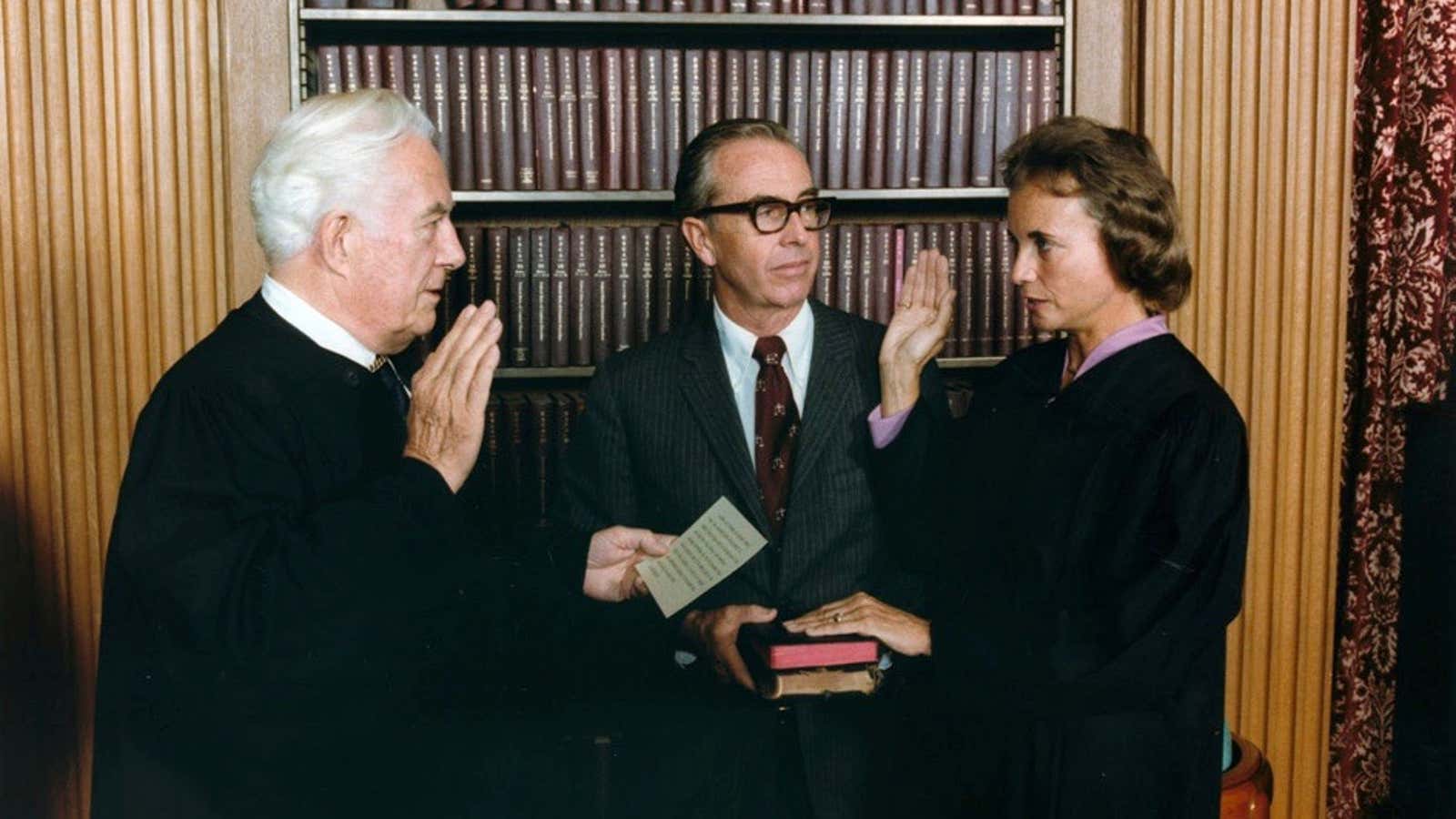 The “young cowgirl” who became the first woman US Supreme Court justice.