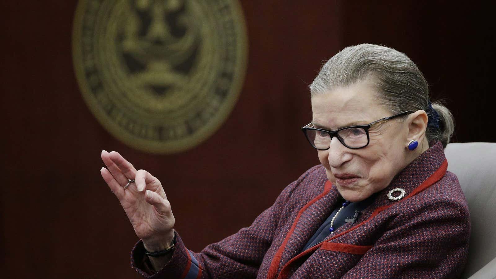 The notorious RBG says  #MeToo is here to stay.
