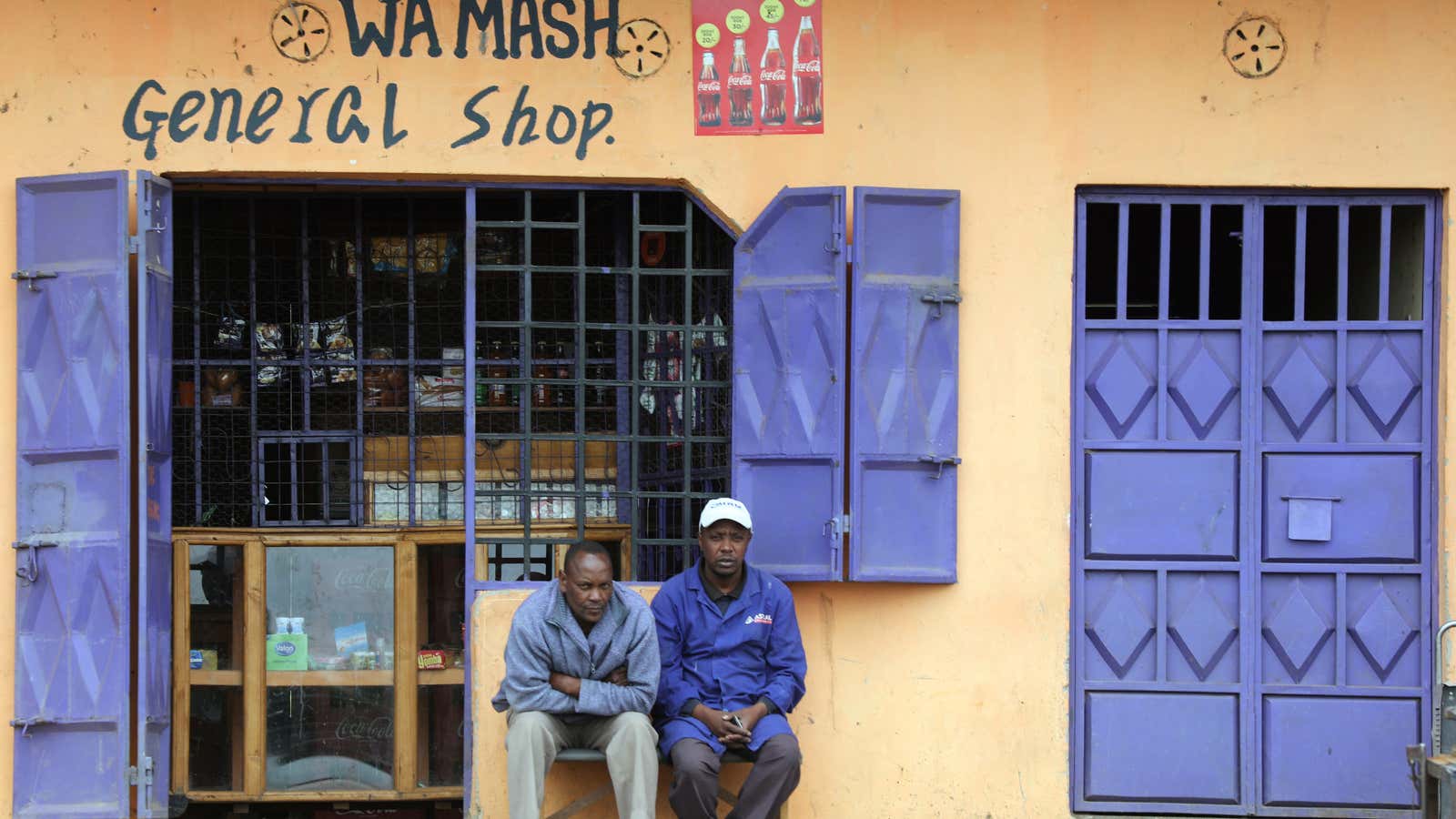 A general retail shop near Naivasha, Kenya