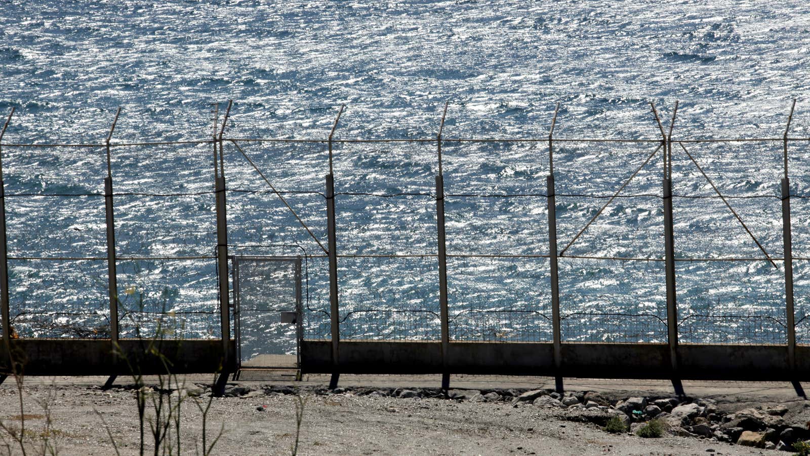 Formidable fences guard the border of the Spanish enclave of Ceuta.