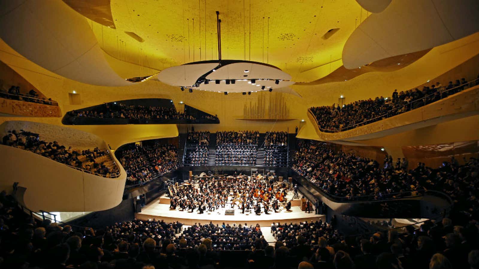 The hall’s innovative design provides unbelievable acoustics.