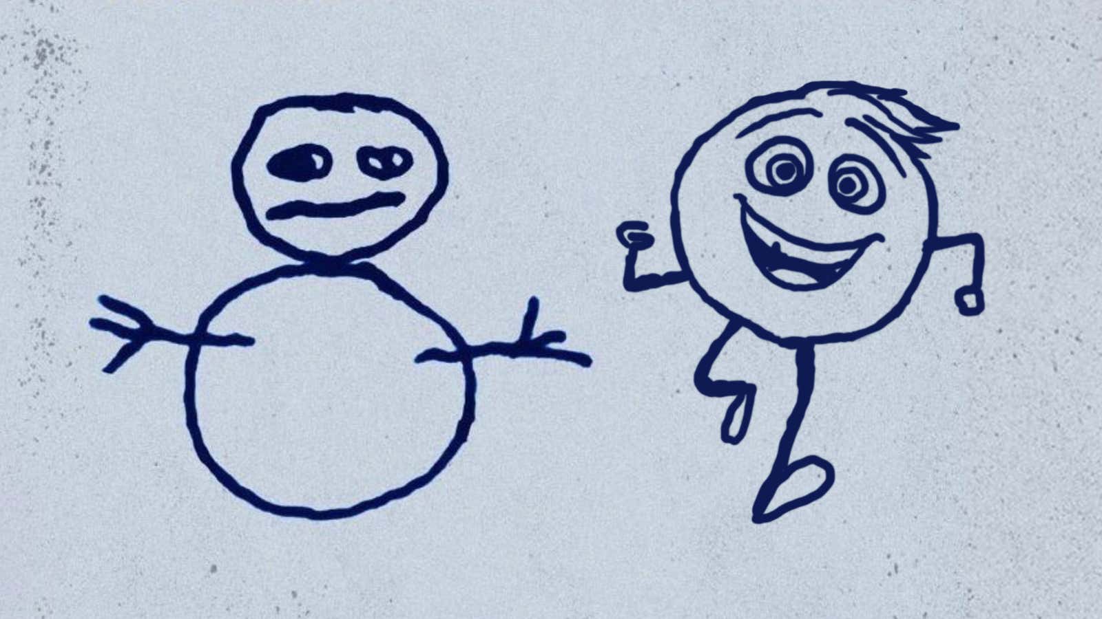 The Snowman and The Emoji Movie are both bad. Graphic: Jimmy Hasse.