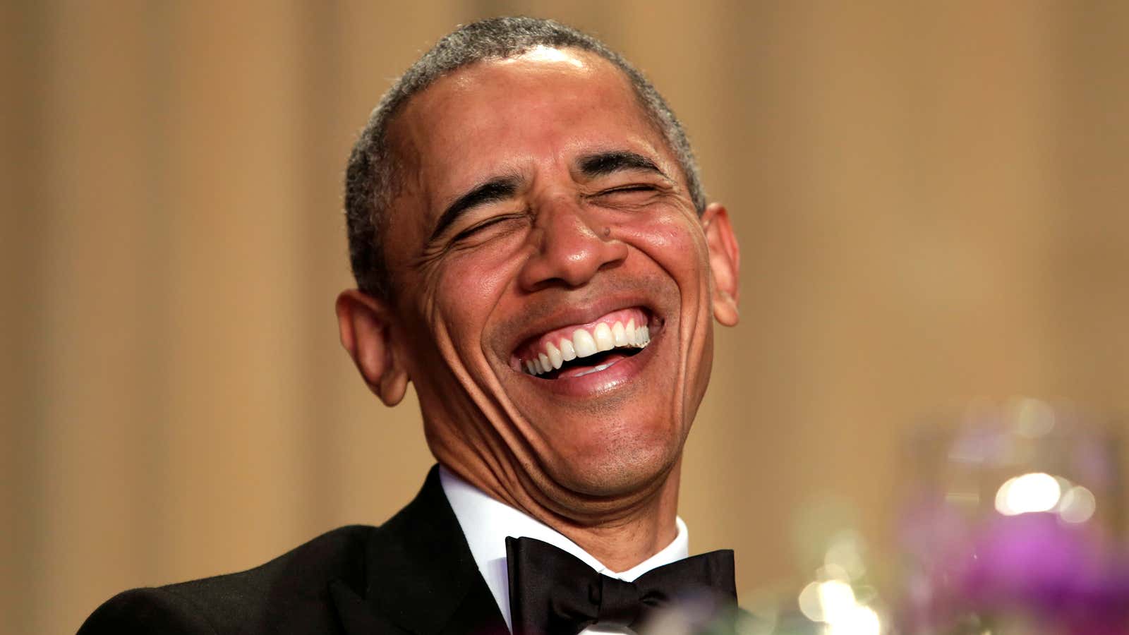 Barack Obama: high-status laugher?