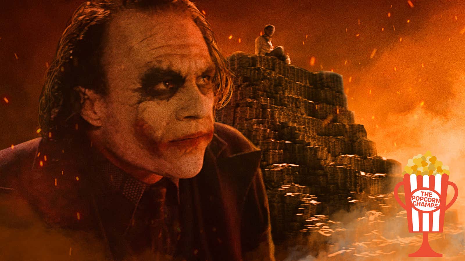 Heath Ledger as the Joker in The Dark Knight (Screenshot)
