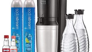 SodaStream Aqua Fizz Sparkling Water Maker Bundle (Black)...