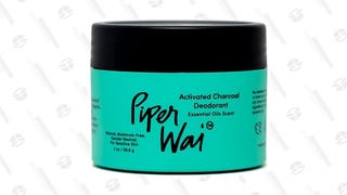 PiperWai Natural Activated Charcoal Deodorant