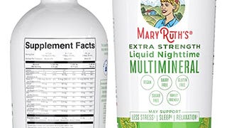 Nighttime Liquid Multimineral Supplement | Sugar Free | Natural...