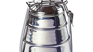 Rome 3-Tier Belly Tiffin-Stainless Steel, One Size,...