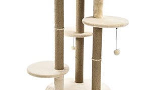 Amazon Basics Small Triple Platform Cat Tree Tower With...