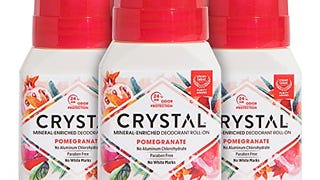 Crystal Mineral Deodorant Roll-On Body Deodorant With 24-...