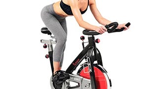 Sunny Health & Fitness Indoor Cycling Exercise Bike with...