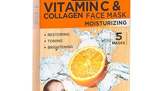 AZURE Vitamin C & Collagen Moisturizing Facial Mask- Anti...
