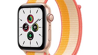 Apple Watch SE [GPS + Cellular 44mm] Smart Watch w/ Gold...