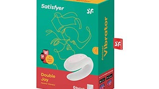 Satisfyer Double Joy Couples Vibrator with App Control...