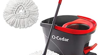 O-Cedar Easywring Microfiber Spin Mop & Bucket Floor Cleaning...