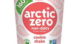 Arctic Zero, Non-Dairy Desserts, Cookie Shake, 16 oz (Frozen)...