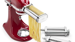 KitchenAid 3-Piece Pasta Roller & Cutter Set Attachment,...