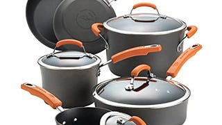 Rachael Ray Brights Hard-Anodized Aluminum Nonstick Cookware...
