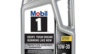 Mobil 1 Advanced Full Synthetic Motor Oil 10W-30, 5...