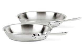 All-Clad D3 Stainless Steel Frying pan cookware set, 10...