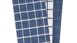 100% Cotton Terry Kitchen Towels, Highly Absorbent 3-Pack,...