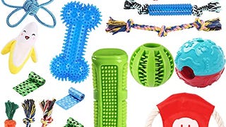 KIPRITII Dog Chew Toys for Puppy - 18 Pack Puppies Teething...