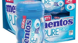 Mentos Pure Fresh Sugar-Free Chewing Gum with Xylitol, Fresh...