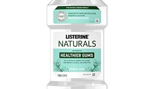Listerine Naturals Healthier Gums Antiseptic Mouthwash,...