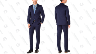 Men's Slim-Fit Stretch Wool Suit