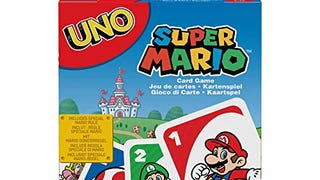 UNO Super Mario Card Game Animated Character Deck with...