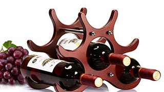 Wooden Wine Rack by Bella Vino - Wine Storage Space Saver...