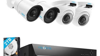 REOLINK 4MP 8CH PoE Security Camera System for Home and...