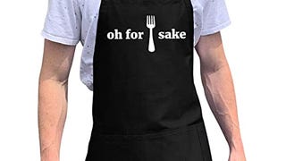 ApronMen, Forks Sake Chef Aprons For Men - Funny Gift for...